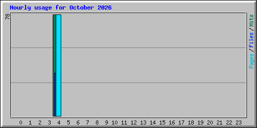 Hourly usage for October 2026
